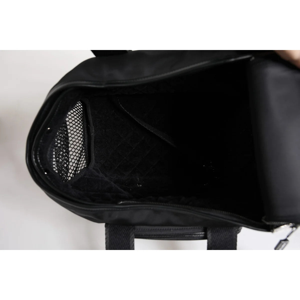 Dolce Gabbana Pet Carry Bag Featuring Logo Plaque and Detachable Strap &