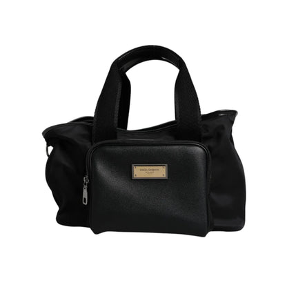 Dolce Gabbana Pet Carry Bag Featuring Logo Plaque and Detachable Strap &