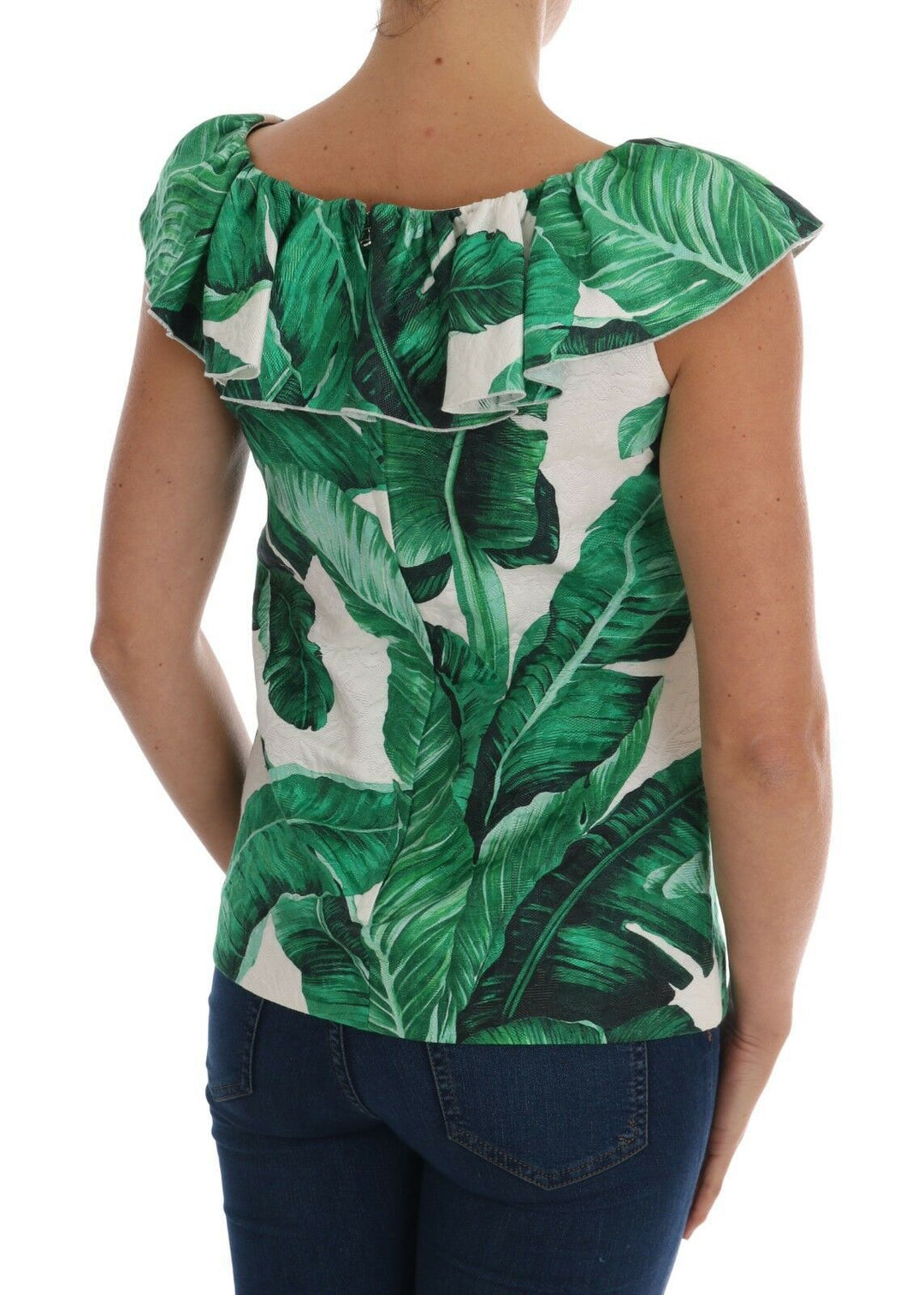 Dolce &amp; Gabbana - Pineapple Banana Sequins Blouse T-shirt
