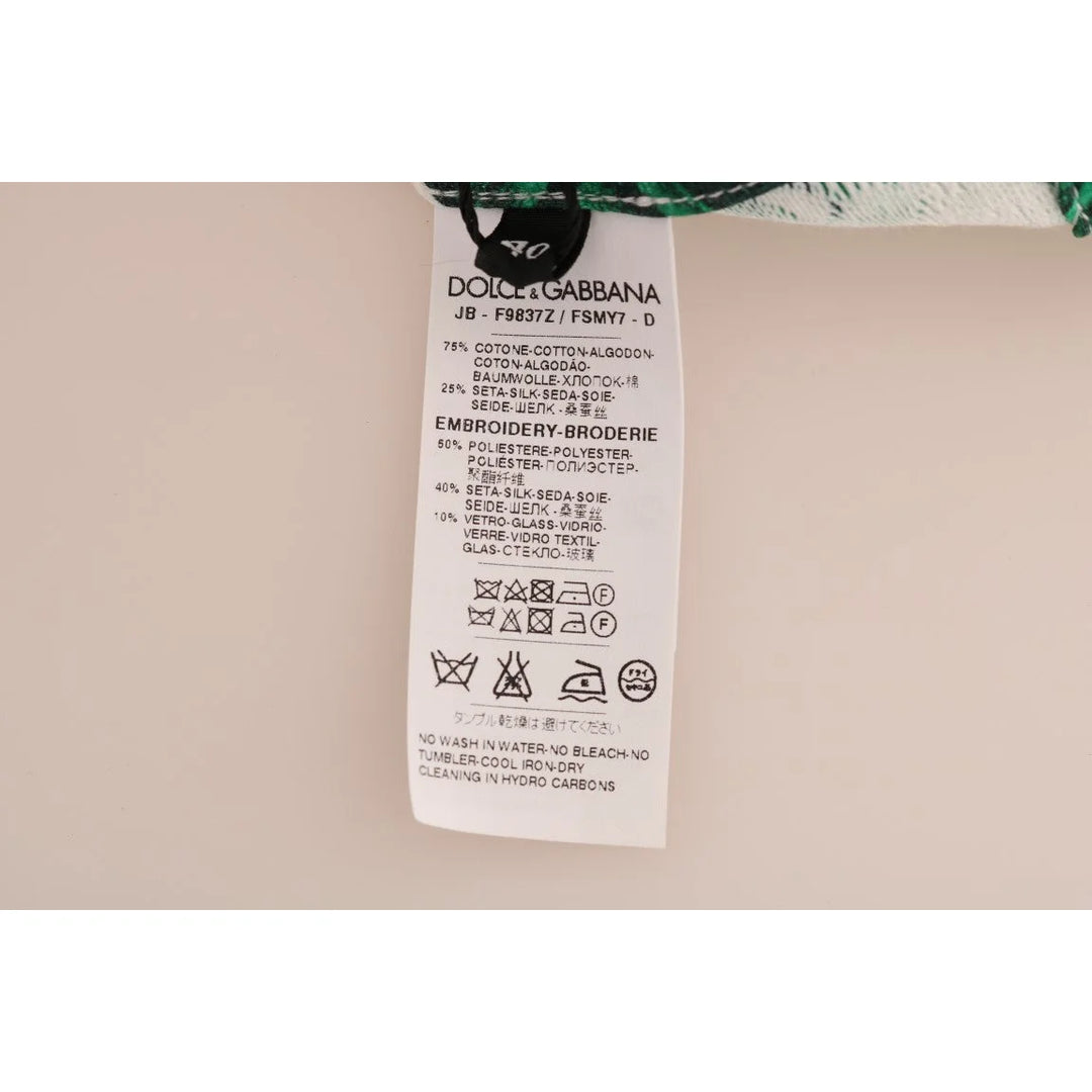 Dolce & Gabbana Pineapple Banana Sequins Crewneck Sweater