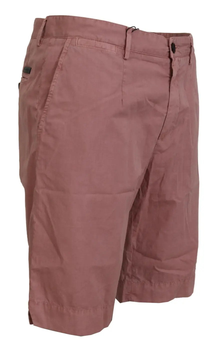 Dolce &amp; Gabbana Pink Chinos Cotton Casual Mens Shorts