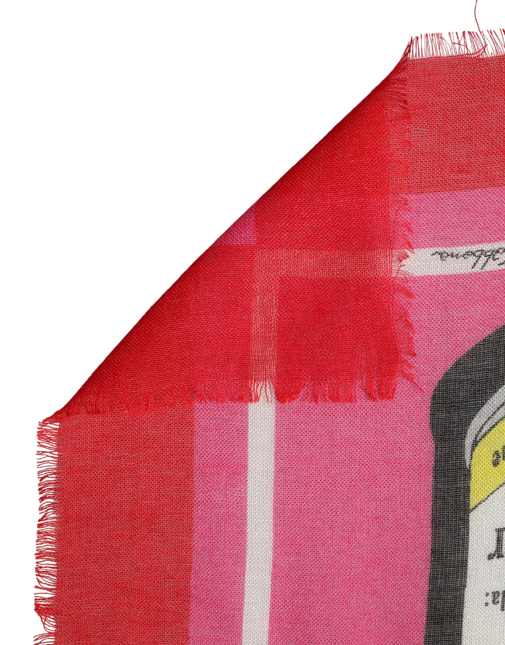 Dolce & Gabbana Pink Dg Amore Print Neck Square Shawl 140cm x Scarf