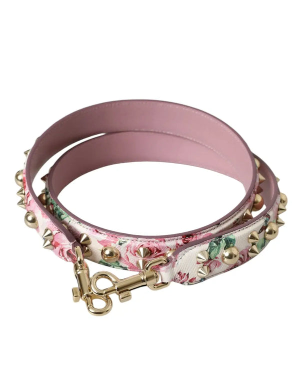 Dolce & Gabbana - Pink Floral Handbag Accessory Shoulder Strap