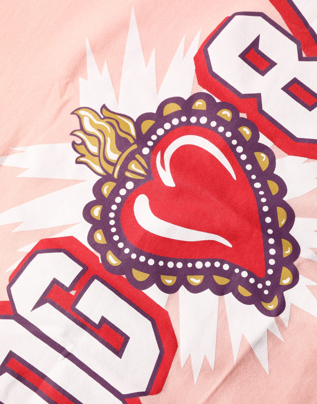 Dolce &amp; Gabbana - Pink Graphic Print Cotton Crew Neck T-shirt