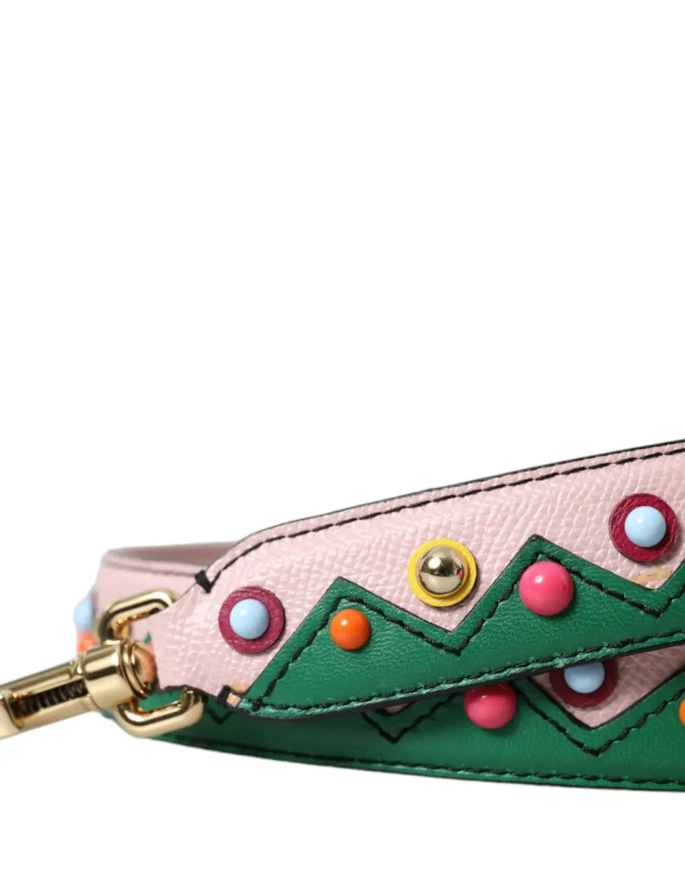 Dolce & Gabbana - Pink Leather Handbag Accessory Shoulder Strap