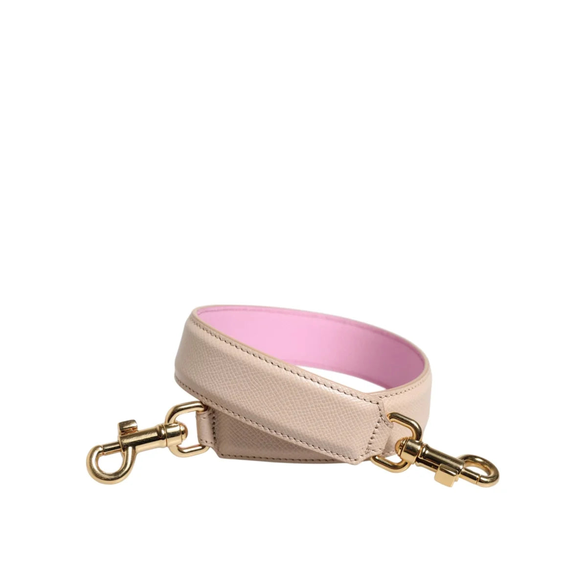 Dolce Gabbana Pink Leather Shoulder Strap for Handbags &