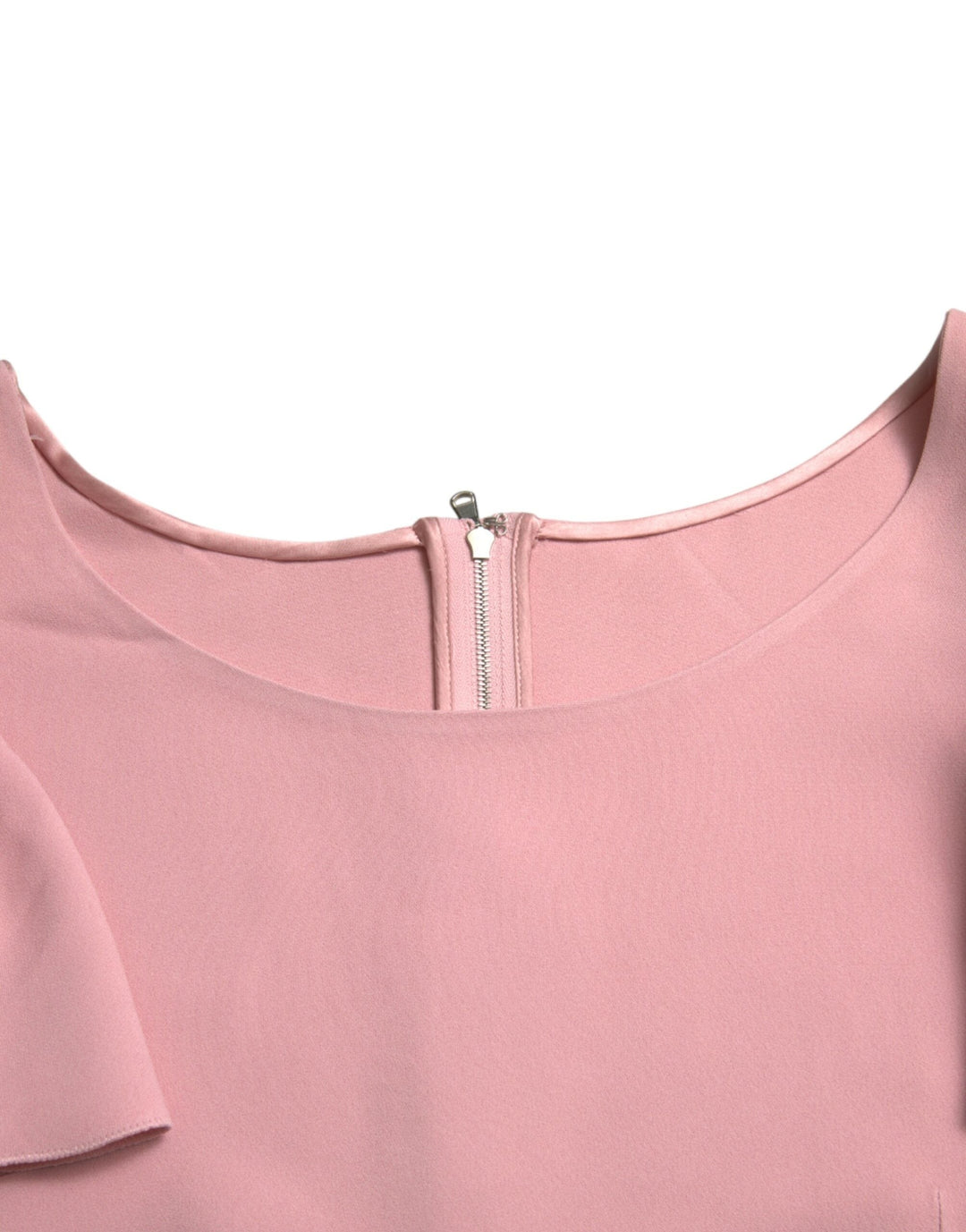 Dolce &amp; Gabbana - Pink Short Sleeves Round Neck Blouse Top