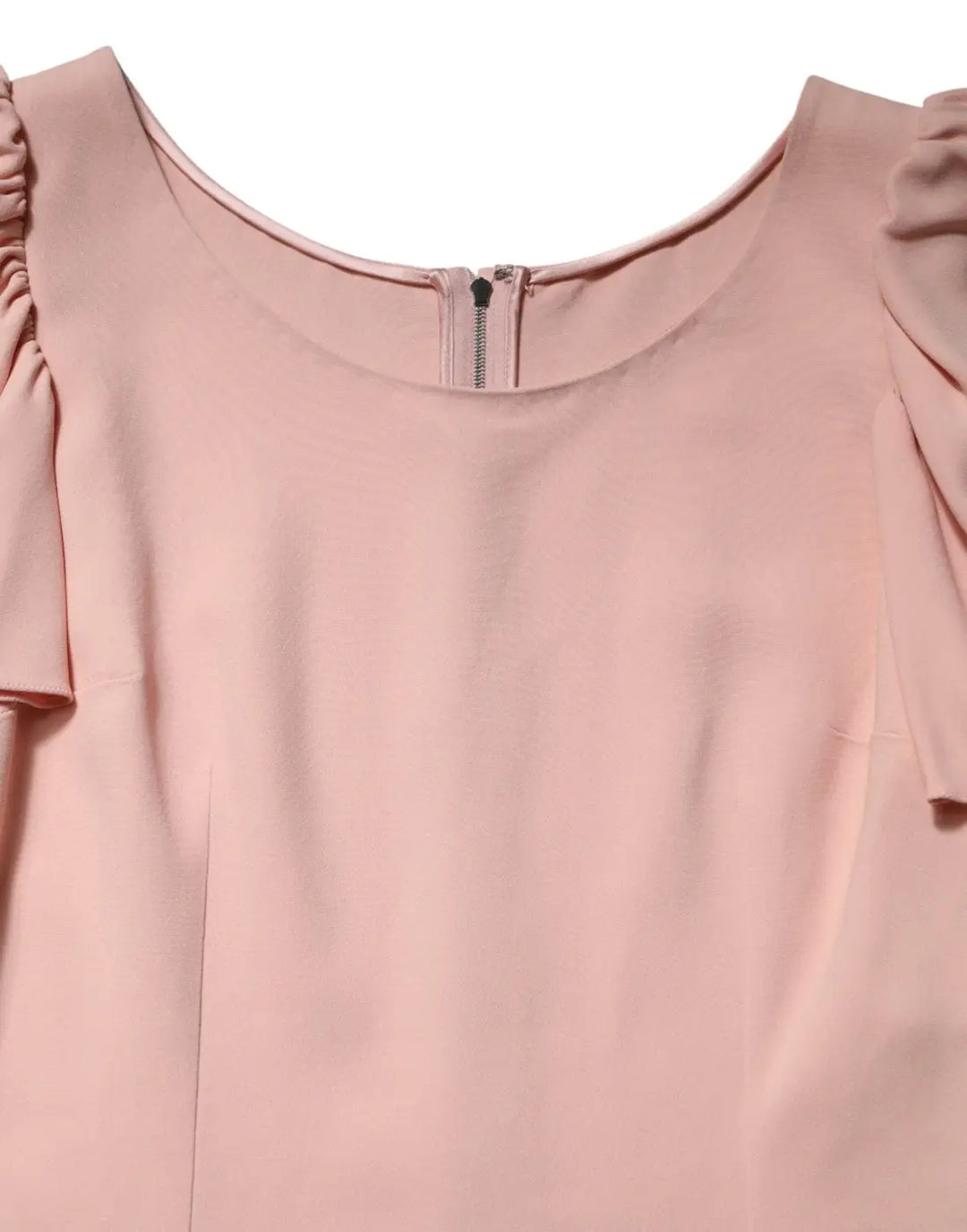 Dolce &amp; Gabbana Pink Short Sleeves Round Neck Blouse Top