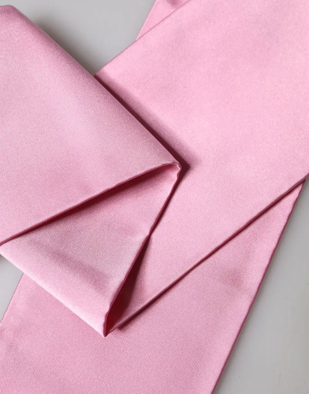 Dolce &amp; Gabbana Pink Silk Fringes Neck Wrap Foulard Scarf