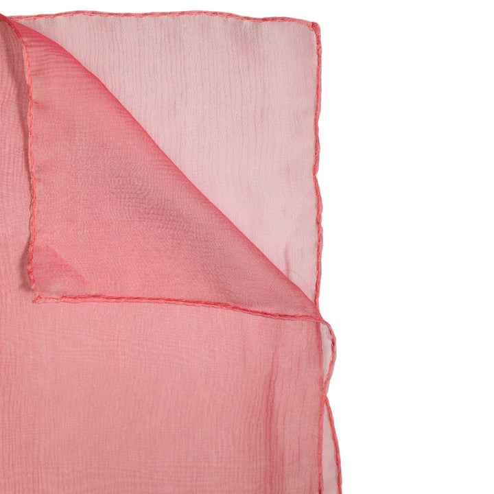Dolce &amp; Gabbana Pink Silk Rectangle Women Wrap Shawl Scarf