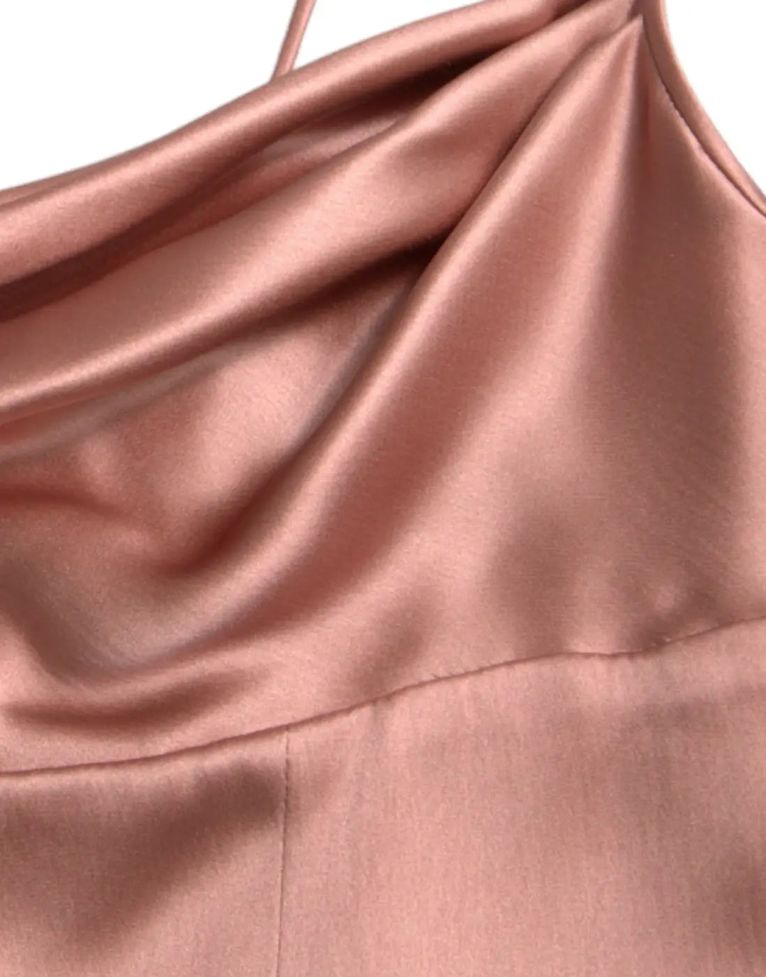 Dolce &amp; Gabbana Pink Silk Spaghetti Straps Long Gown Dress