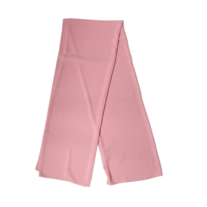 Dolce &amp; Gabbana Pink Silk Stole Neck Wrap Shawl Men Scarf