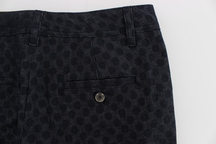 Dolce &amp; Gabbana Polka Dotted Slim Capris Jeans