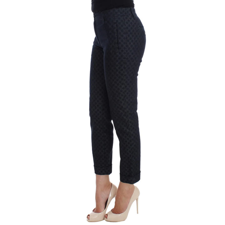 Dolce & Gabbana Polka Dotted Slim Capris Jeans