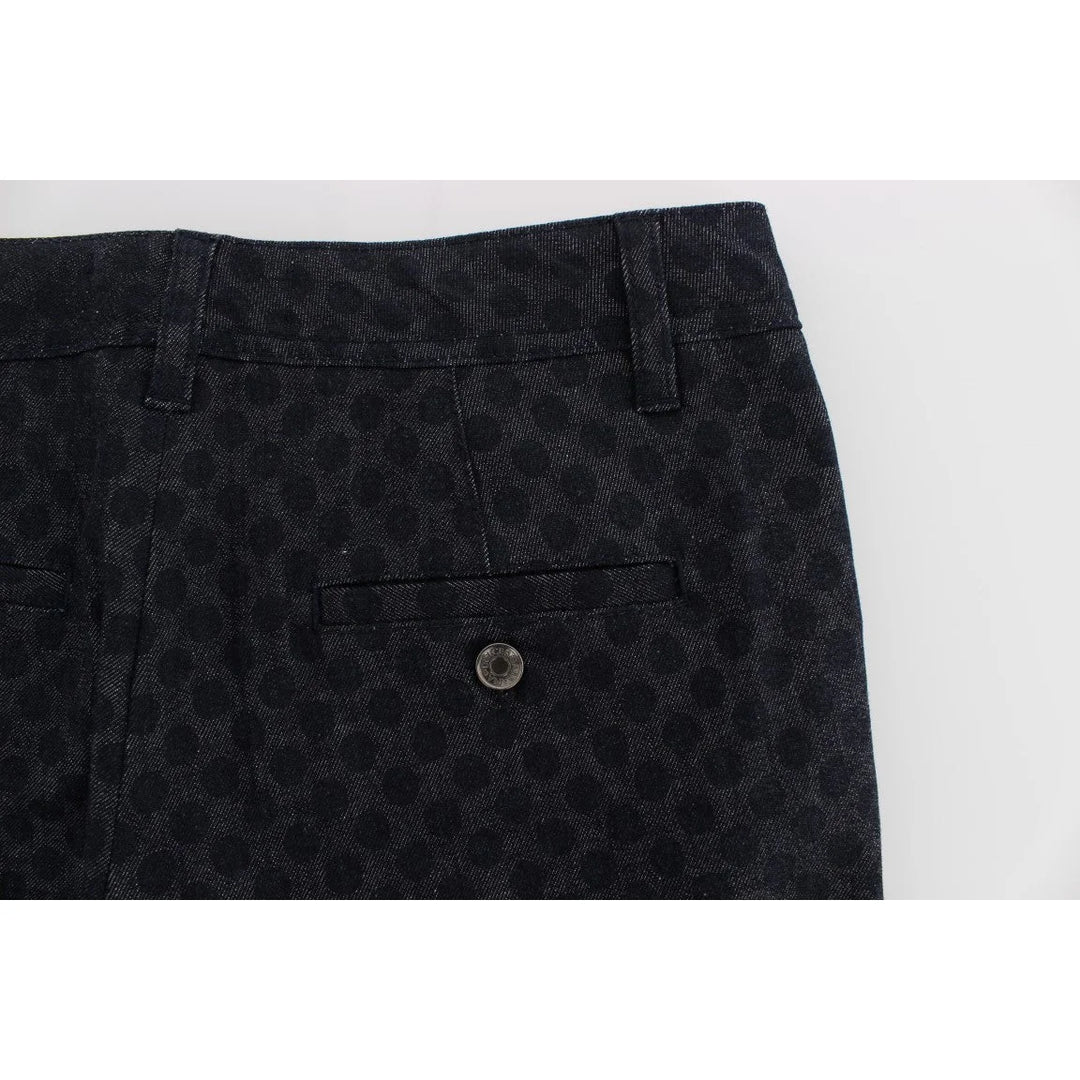 Dolce & Gabbana Polka Dotted Slim Capris Jeans