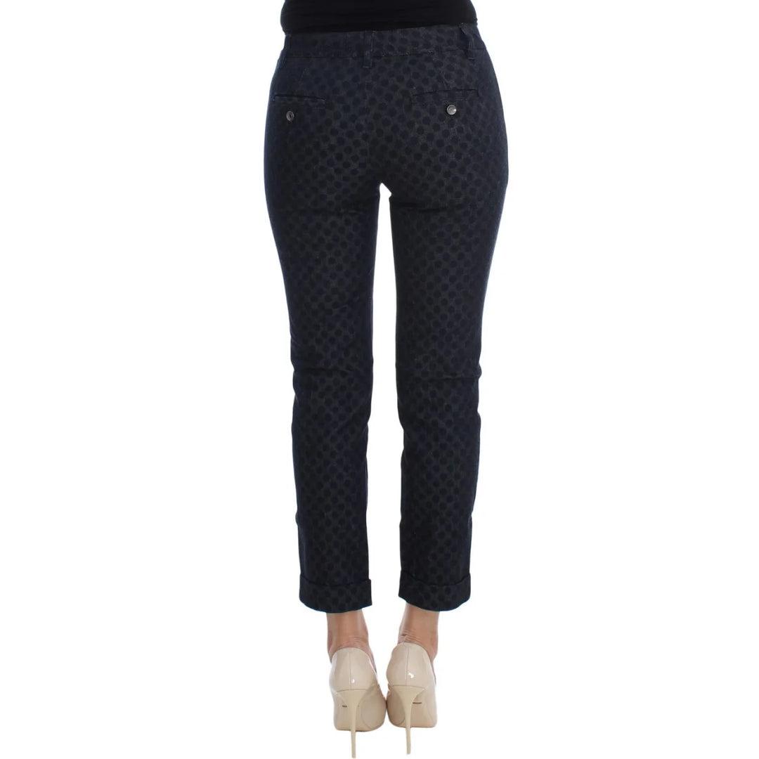 Dolce & Gabbana Polka Dotted Slim Capris Jeans