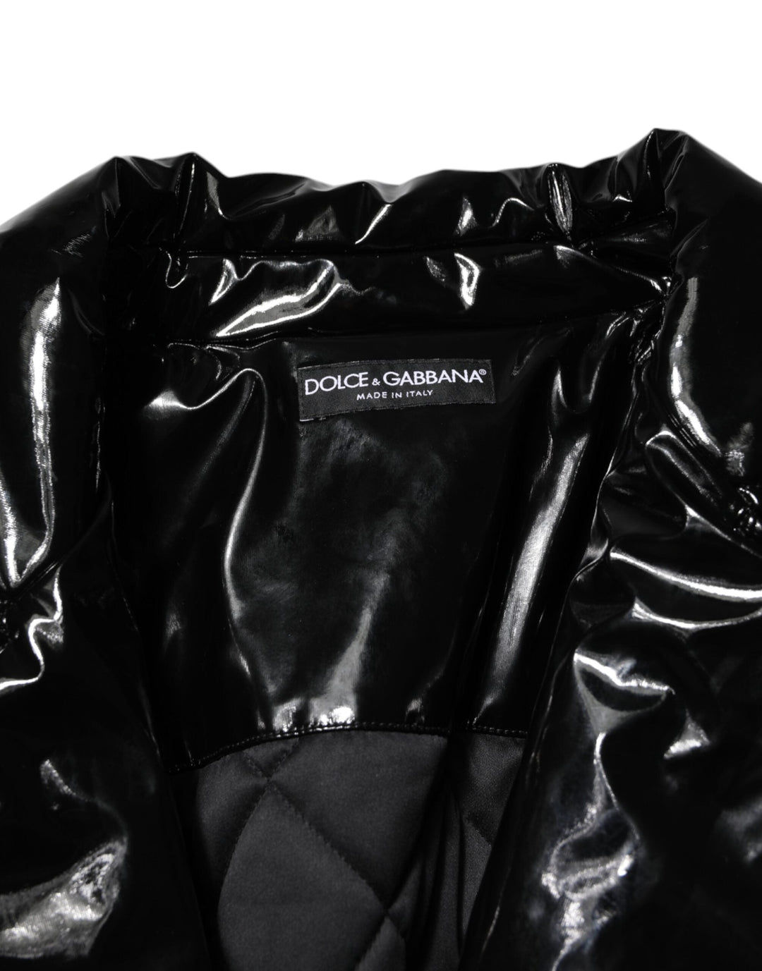 Dolce &amp; Gabbana Puffer Jackets - Polyester Black Quilted Coat Jacket