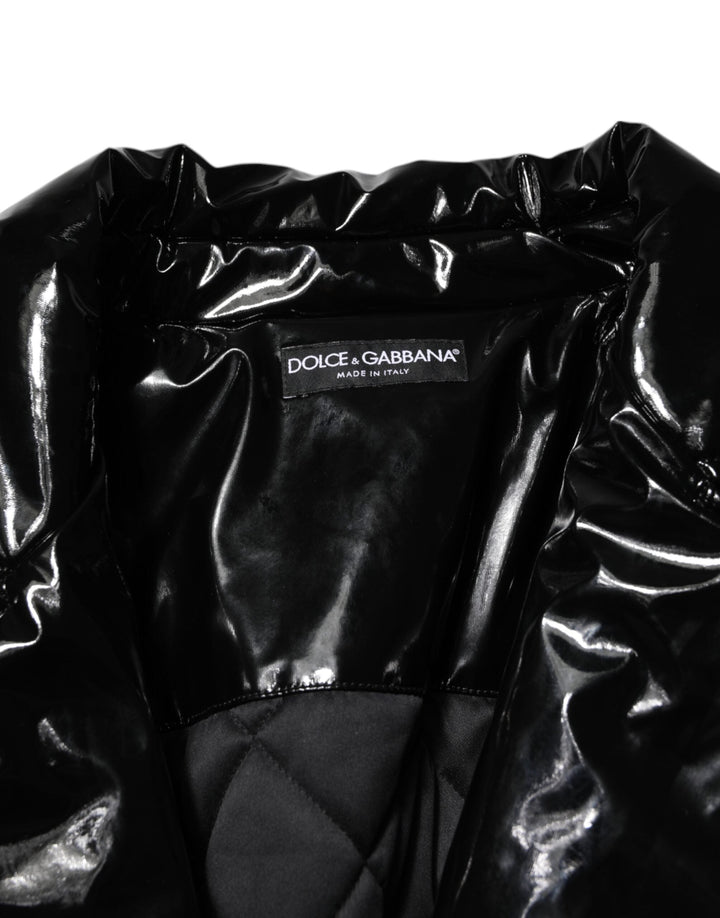 Dolce &amp; Gabbana Puffer Jackets - Polyester Black Quilted Coat Jacket