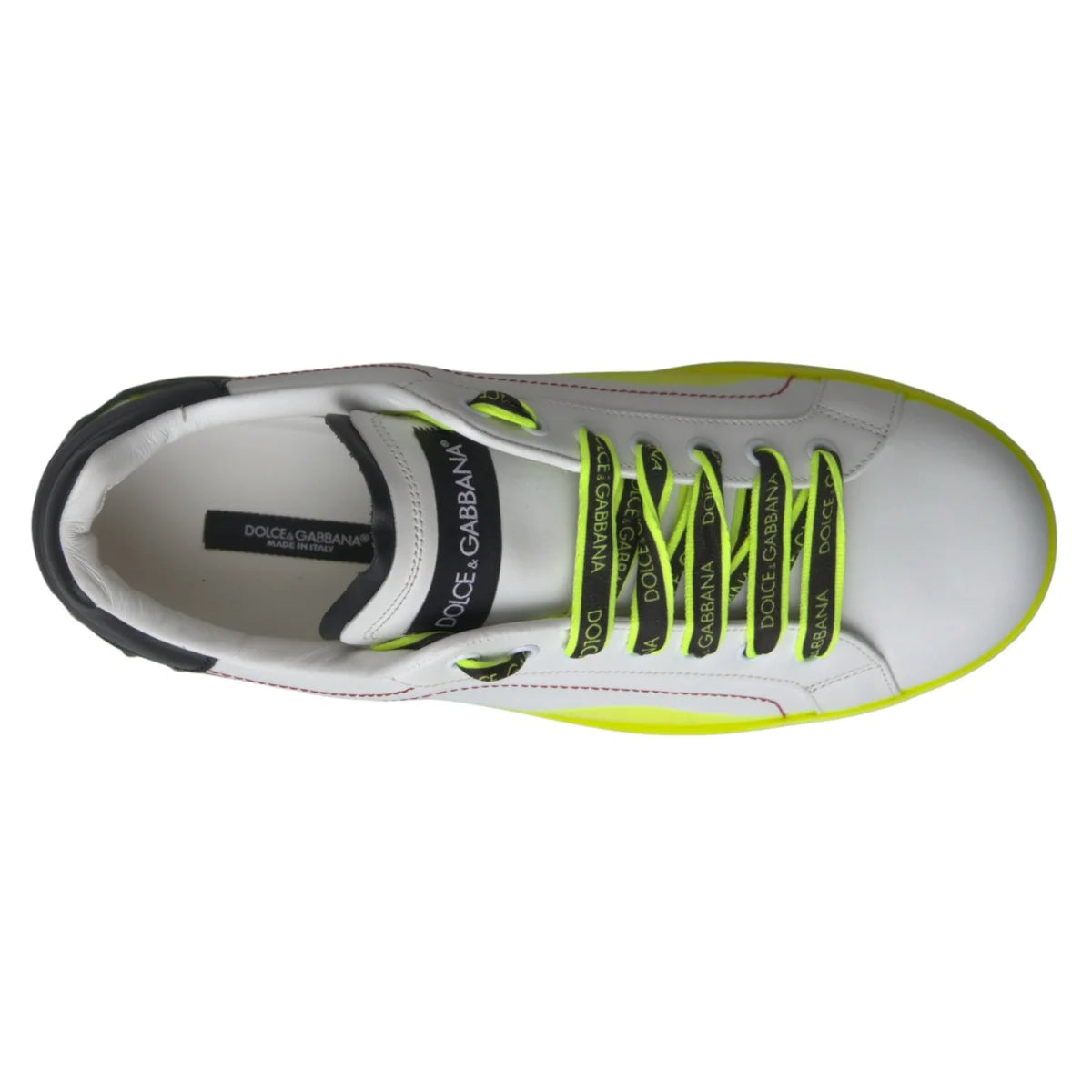 Dolce Gabbana Portofino Low Rubber Sole Sneakers &