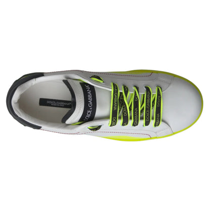 Dolce Gabbana Portofino Low Rubber Sole Sneakers &