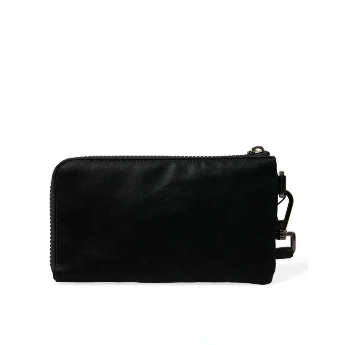 Dolce Gabbana Pouch Radiates Chic Nylon and Calfskin Luxury &