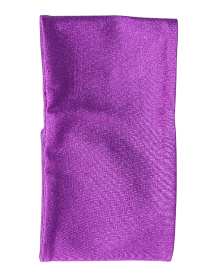 Bufanda Dolce &amp;amp; Gabbana de nailon elástico morado para mujer
