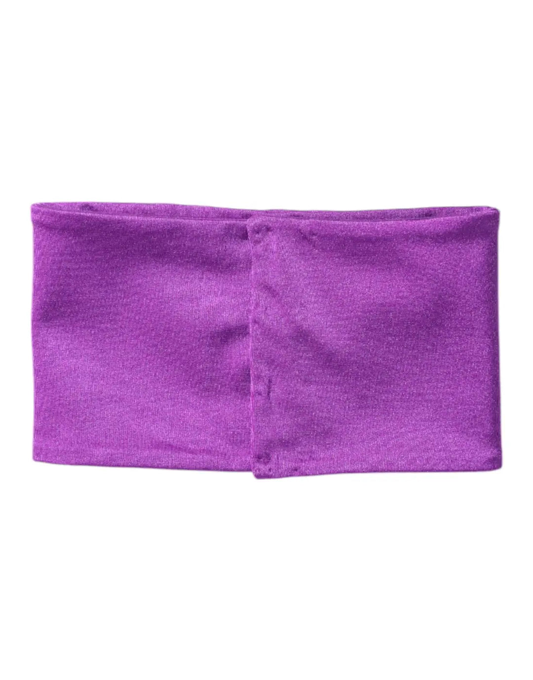 Dolce &amp; Gabbana Purple Nylon Stretch Women Neck Warmer Scarf