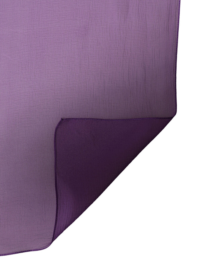 Dolce &amp; Gabbana Purple Silk Neck Wrap Shawl Stole 200cm x 134cm Scarf