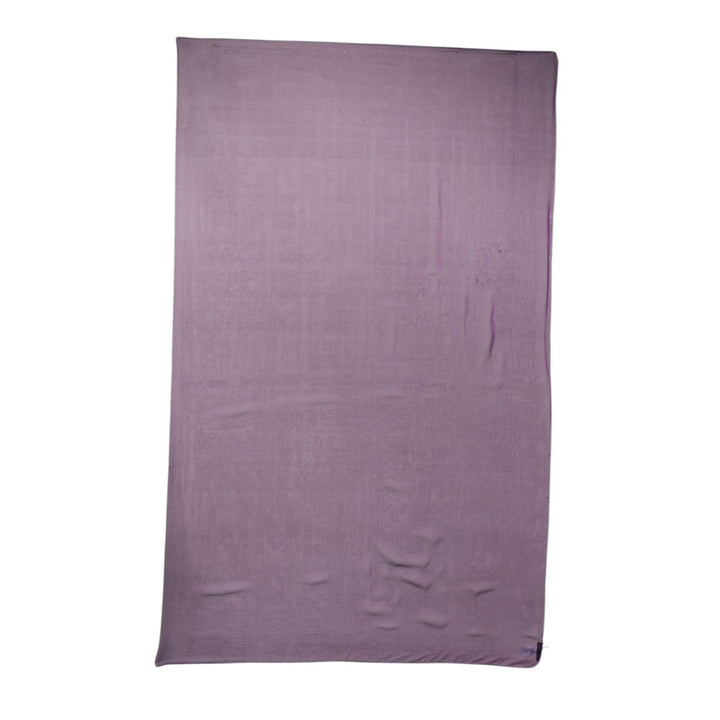 Dolce &amp; Gabbana Purple Silk Rectangle Wrap Shawl Scarf