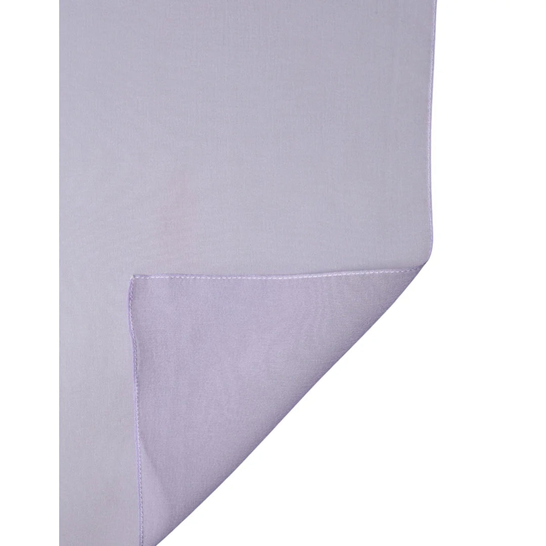 Dolce &amp; Gabbana Purple Stole Silk Neck Wrap for Effortless Style