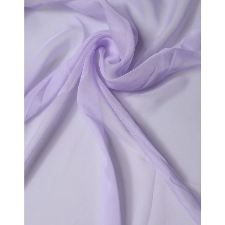 Dolce &amp; Gabbana Purple Stole Silk Neck Wrap for Effortless Style