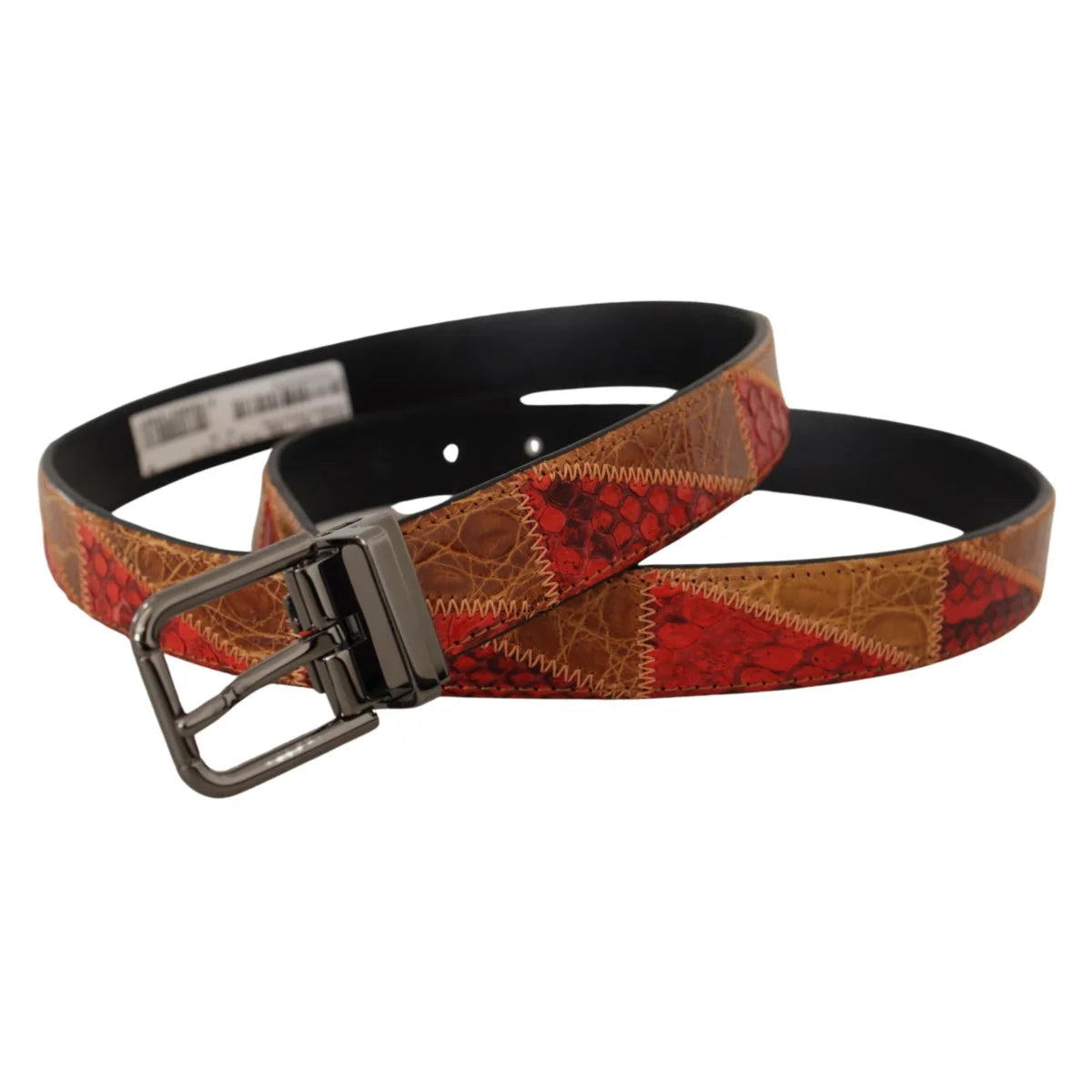 Dolce Gabbana Python Snakeskin Dress Belt Radiates Glamour &