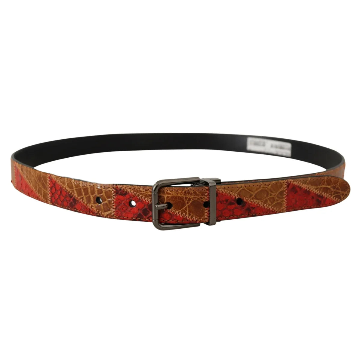 Dolce Gabbana Python Snakeskin Dress Belt Radiates Glamour &