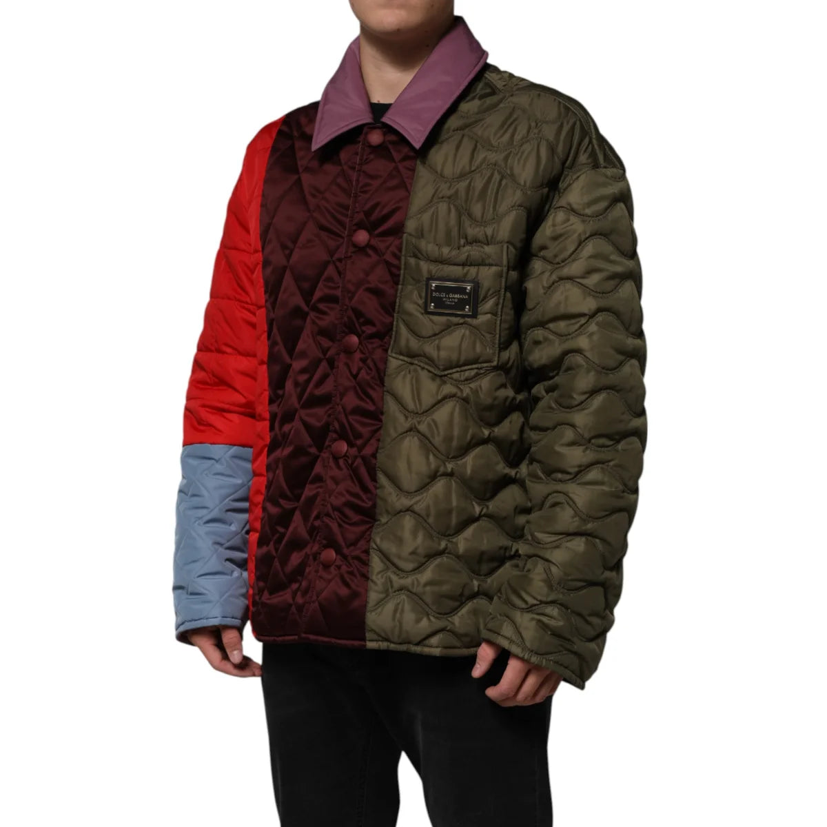 Dolce Gabbana Quilt Patchwork Quilted Jacket Multicolor Clothing Explosion &