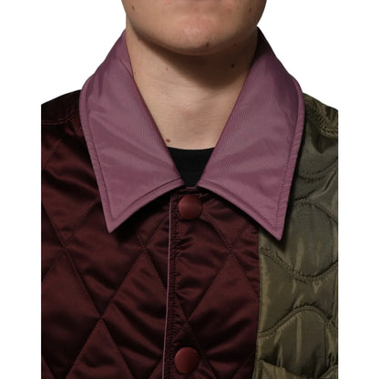 Dolce Gabbana Quilt Patchwork Quilted Jacket Multicolor Clothing Explosion &