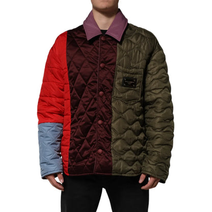 Dolce Gabbana Quilt Patchwork Quilted Jacket Multicolor Clothing Explosion &