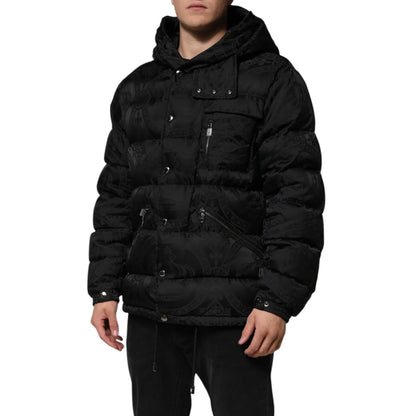 Dolce Gabbana Quilted Puffer Jacket Hooded Luxury Outerwear &