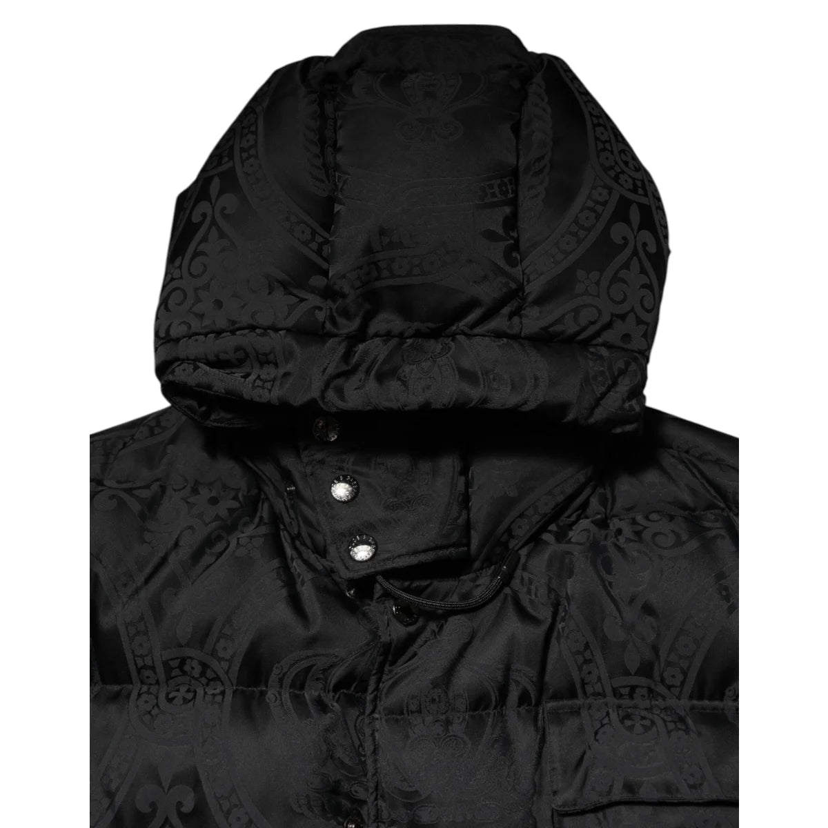 Dolce Gabbana Quilted Puffer Jacket Hooded Luxury Outerwear &