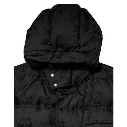 Dolce Gabbana Quilted Puffer Jacket Hooded Luxury Outerwear &