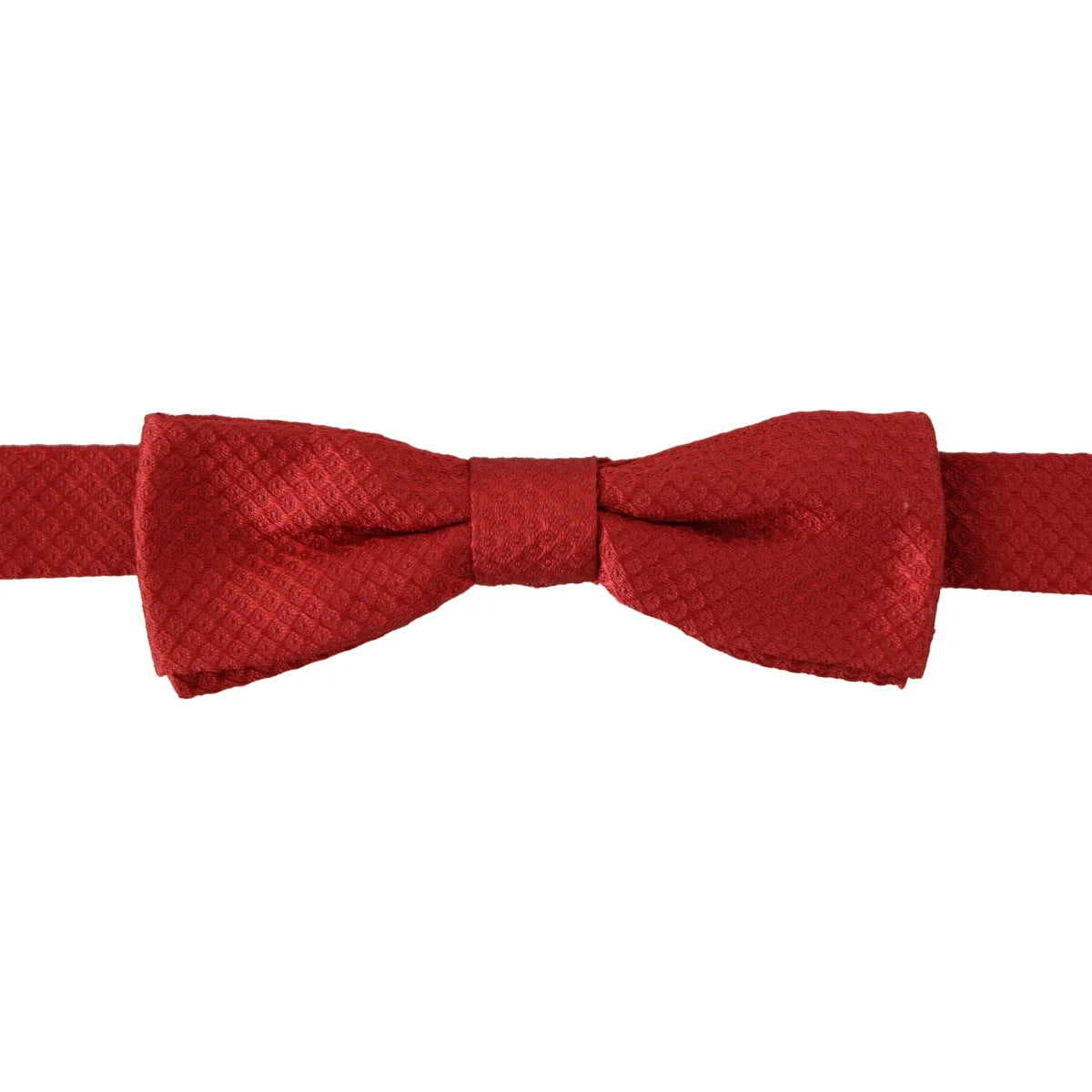 Dolce & Gabbana Red 100% Silk Adjustable Neck Papillon Tie