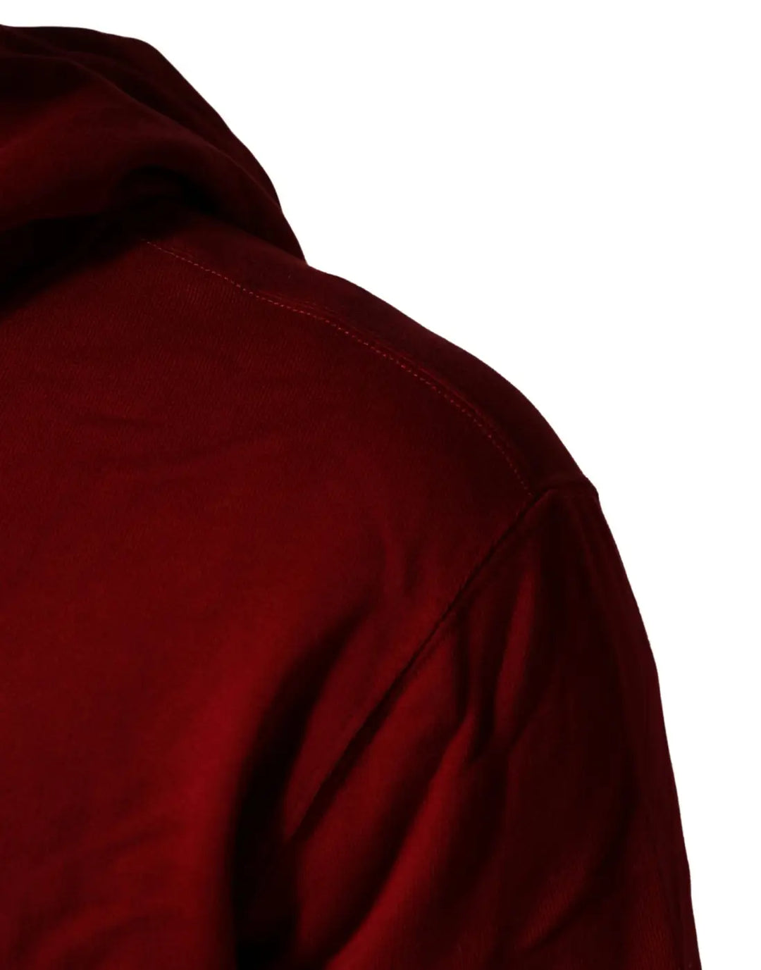 Dolce &amp; Gabbana Red Cotton Full Zip Fleece Men Hoodie Sweater
