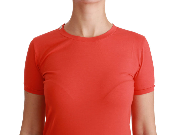 Dolce &amp; Gabbana - Red Crewneck Short Sleeve T-shirt Cotton Top