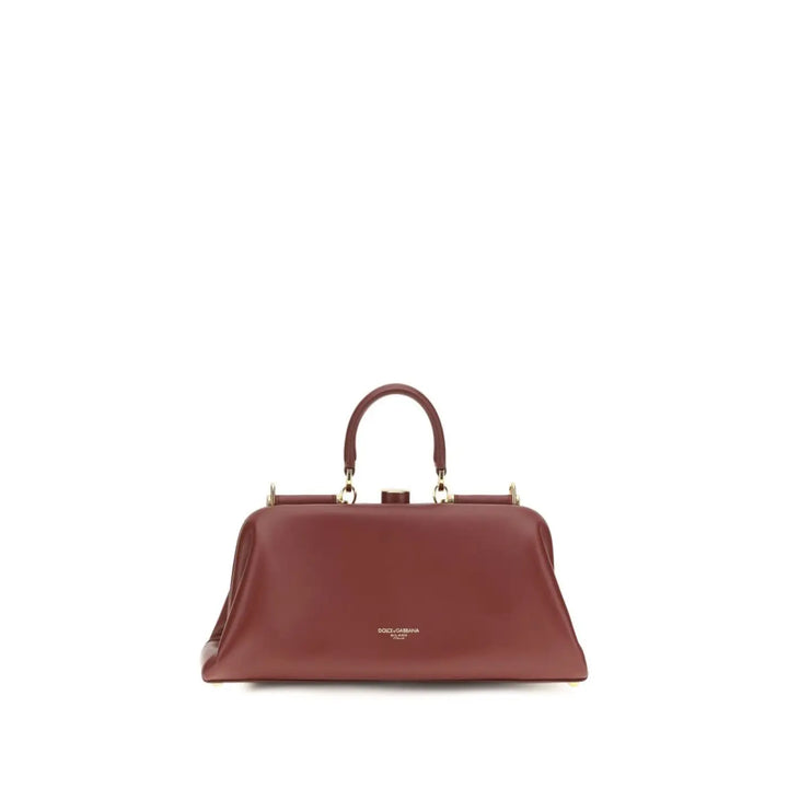 Dolce &amp; Gabbana Red Lamb Ovis Aries Handbag