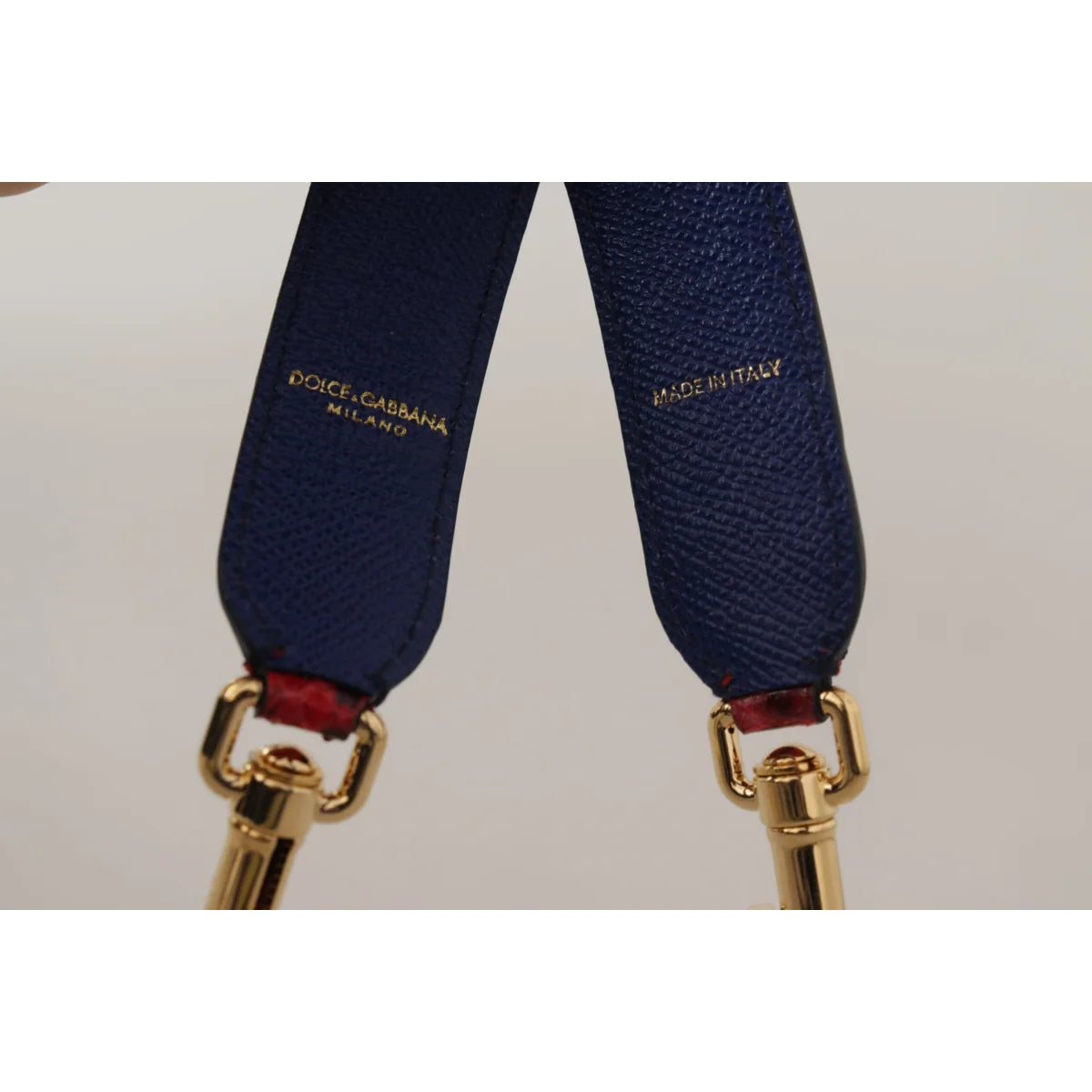 Dolce & Gabbana Red Leather Shoulder Strap for Handbags