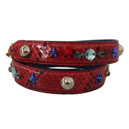 Dolce & Gabbana Red Leather Shoulder Strap for Handbags