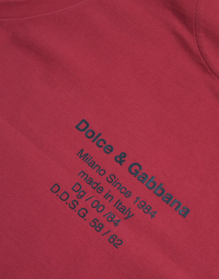 Dolce &amp; Gabbana Red Leopard Print Sleeveless Tank T-shirt