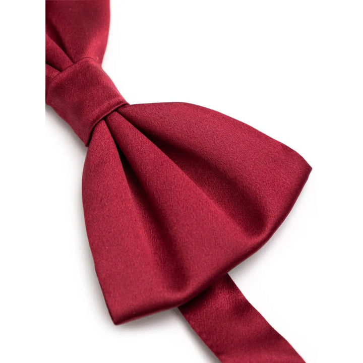Dolce &amp; Gabbana Red Silk Bowtie