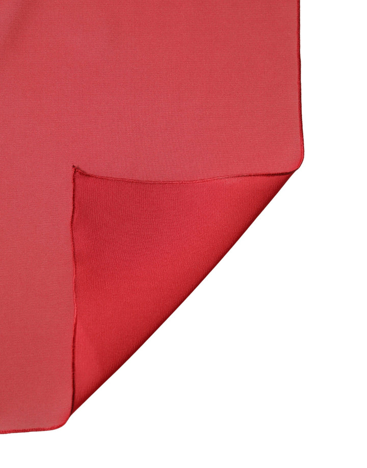 Dolce &amp; Gabbana Red Silk Neck Wrap Shawl Women Stole 200cm x 64cm Scarf