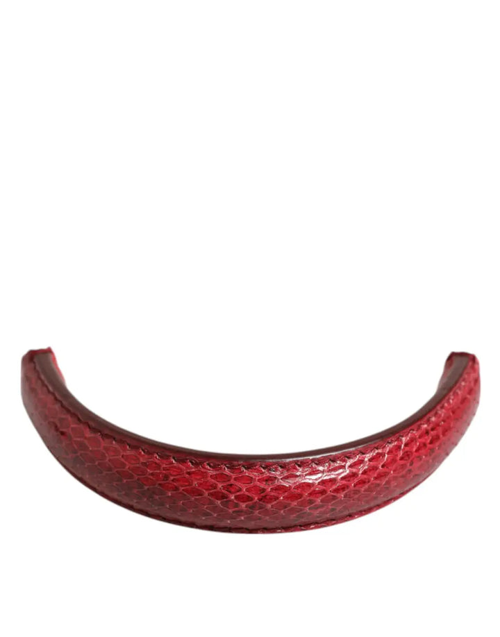 Dolce &amp; Gabbana Red Small Ayers Leather Bag Handle Women Shoulder Strap