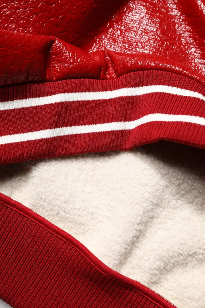 Dolce &amp; Gabbana Red Wool DGLogo Embroidery Pullover Sweater